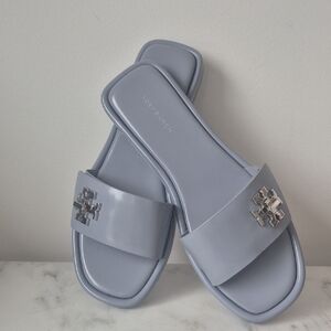 Tory Burch Genuine Leather Slide Sandals. Size 7.5